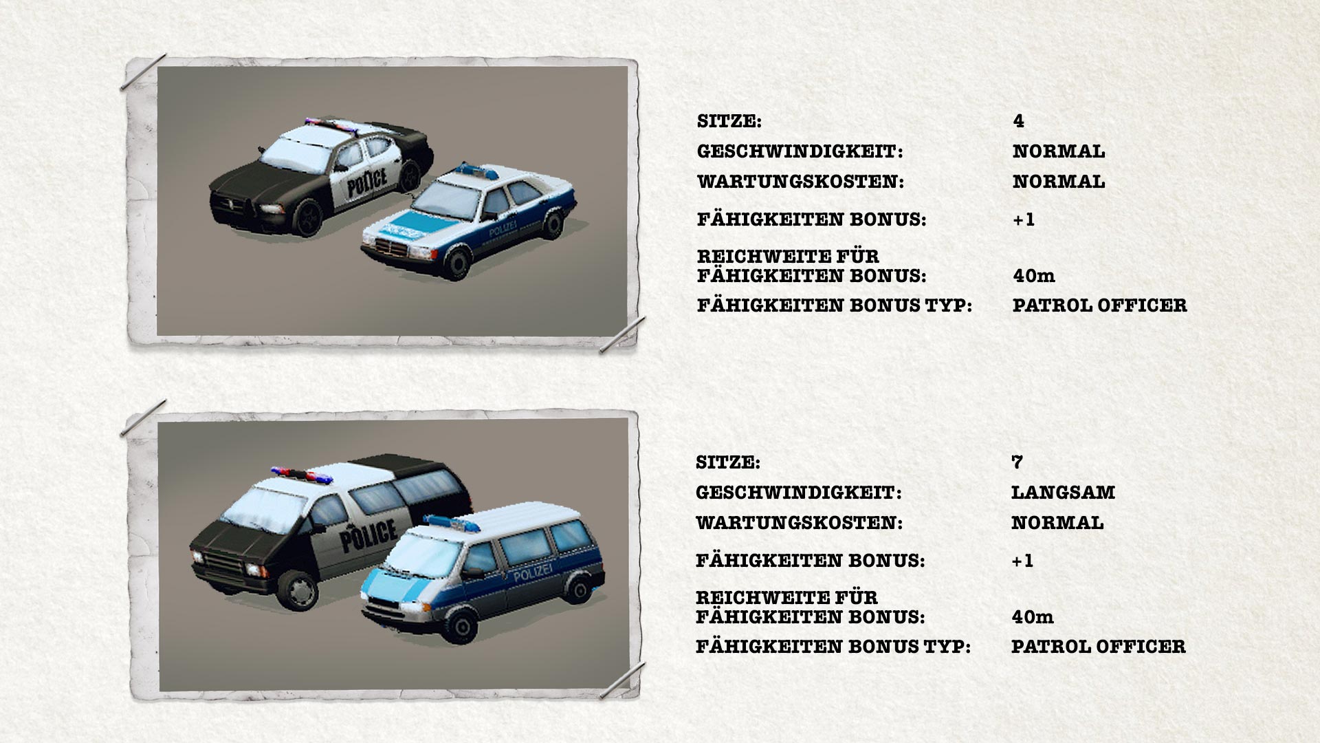 POLICE TACTICS: IMPERIO - Vehicles
